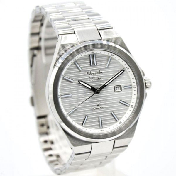 Alexandre Christie AC 8563 Silver White Man MDBSSSL